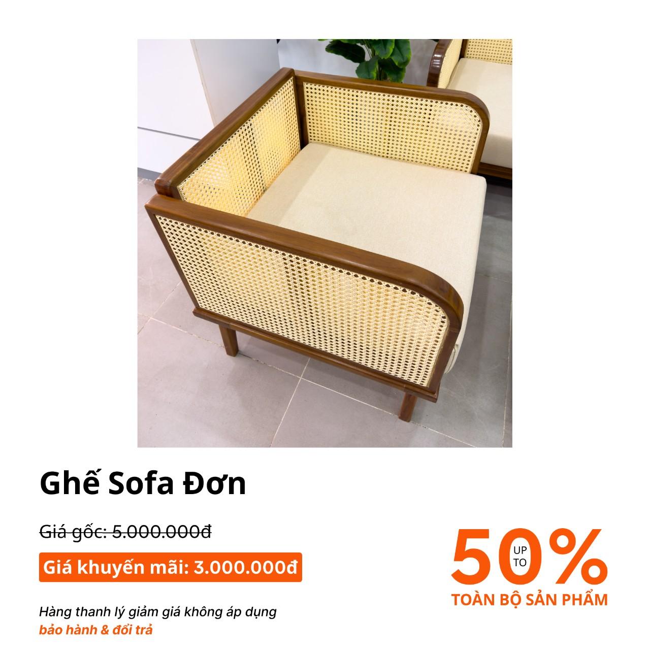 Sofa Đơn ưu đãi chỉ còn 3.000.000đ