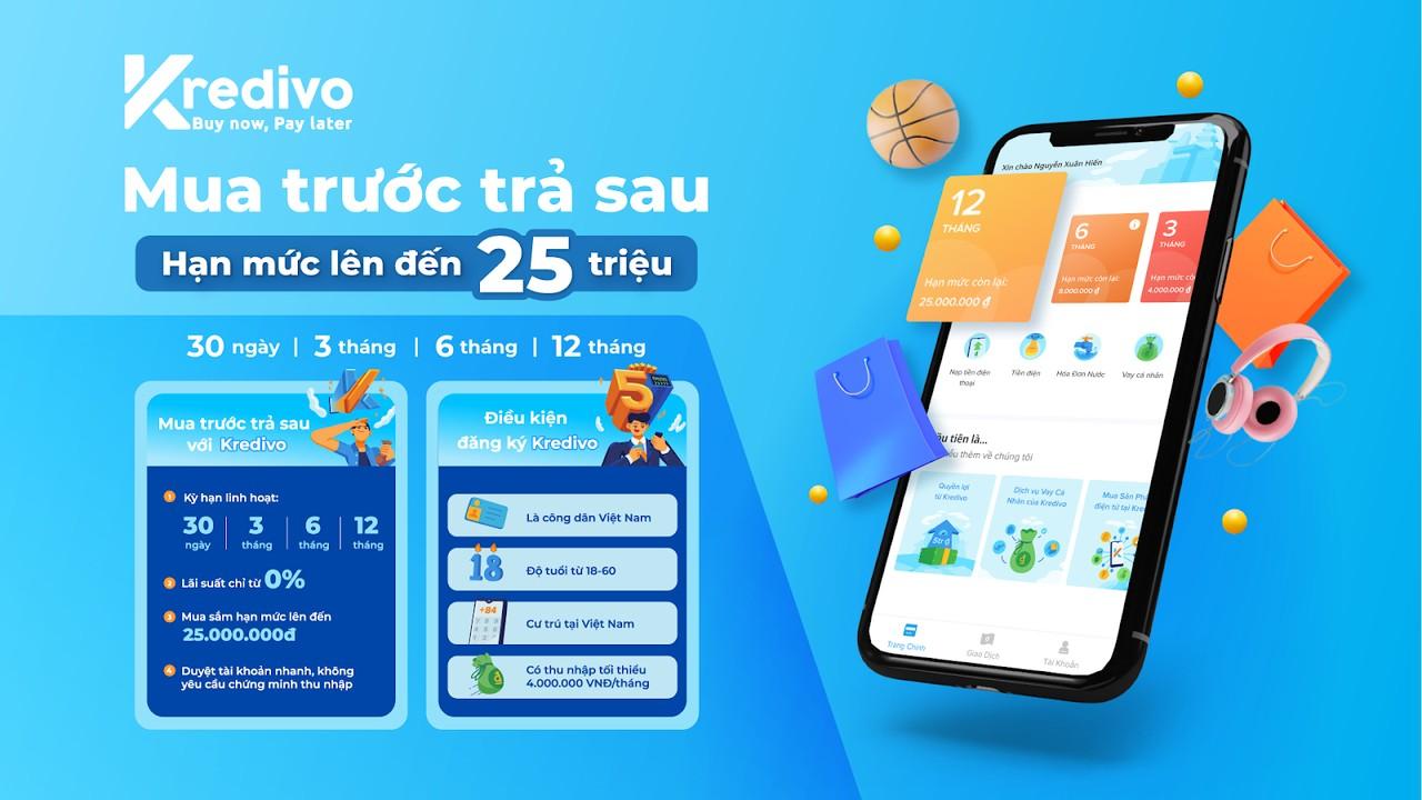 Hạn mức ưu đãi lên đến 5 triệu của Kredivo