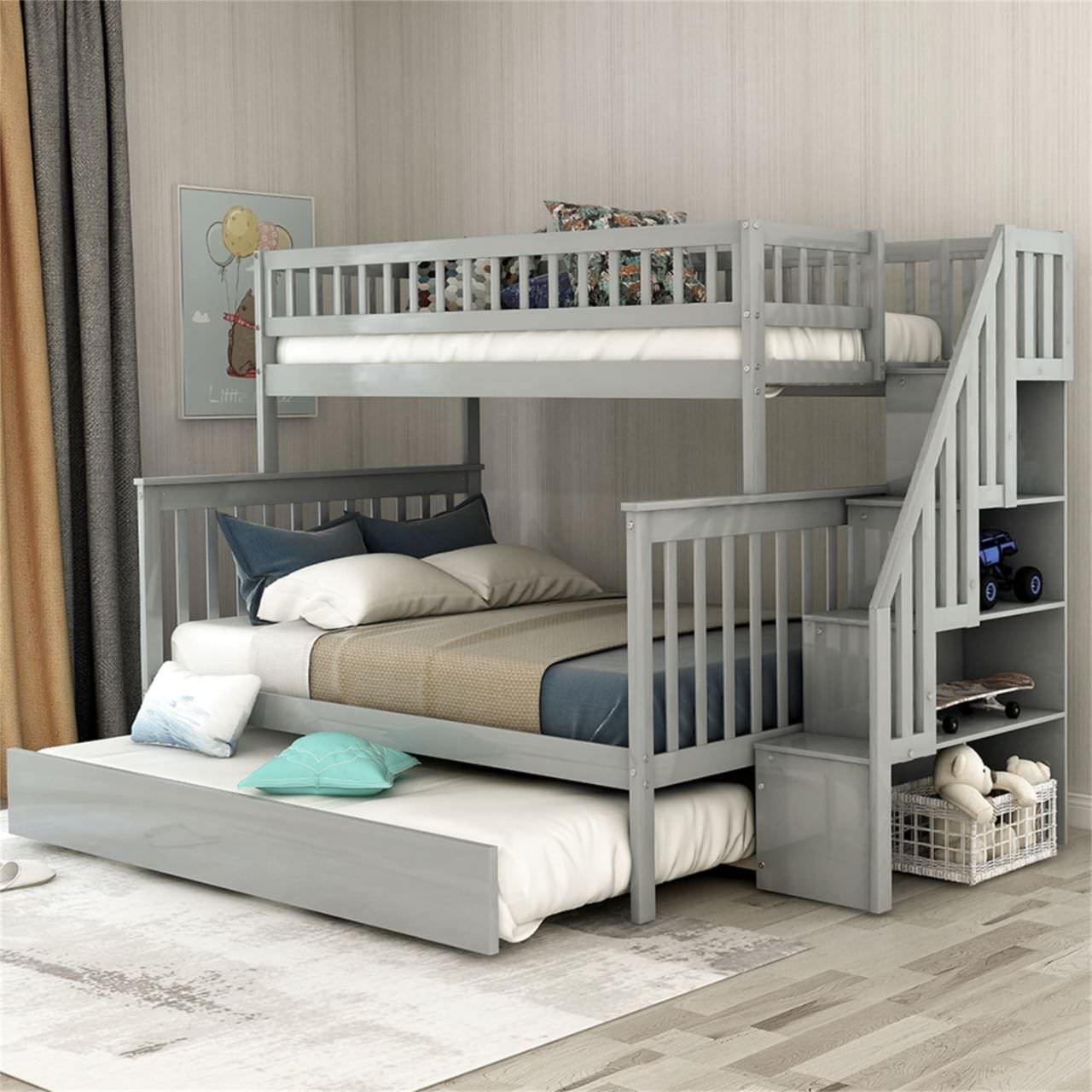 Giường tầng với khả năng tiết kiệm không gian tối đa