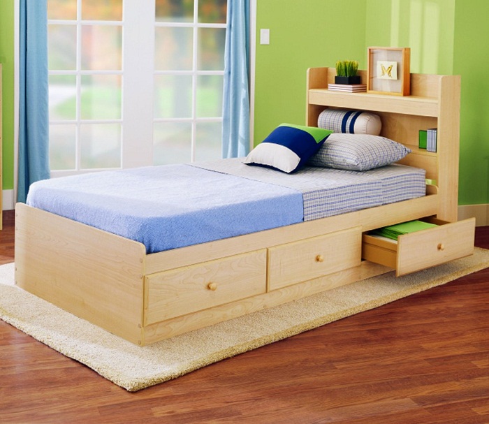 Giường ngủ đơn tiện lợi cho trẻ em