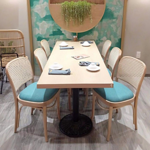 Truyền thống nhưng không kém phần hiện đại của bàn ghế mây tre