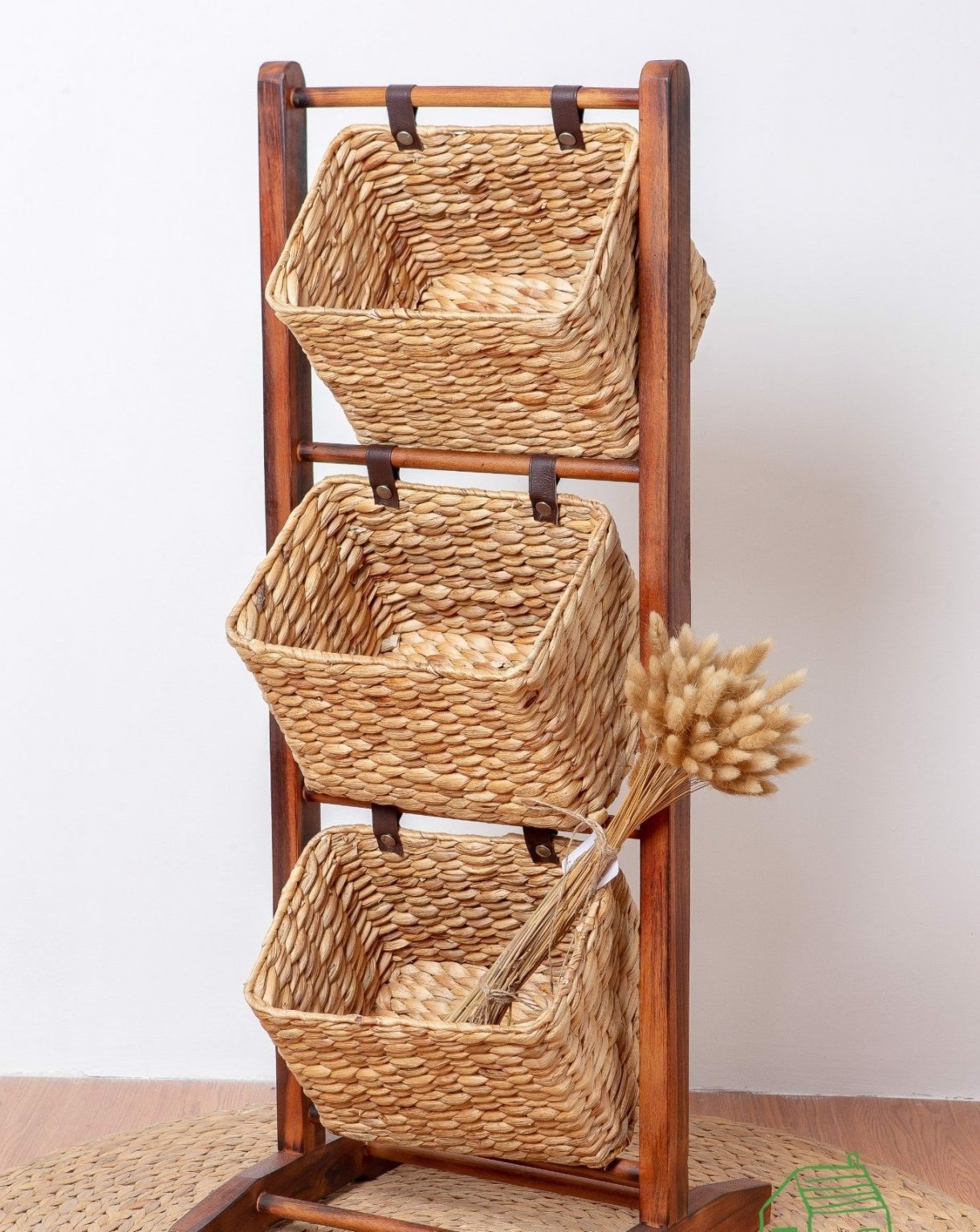 Kệ mây bèo 3 tầng